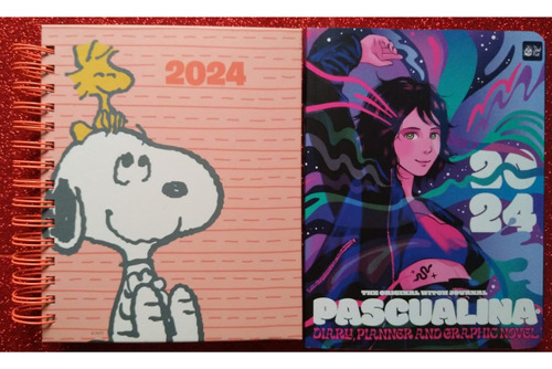 Agenda 2024 Pack Snoopy Naranja Pascualina Shadowgram 