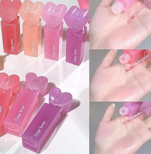 Brillo Labial Lips Gloss Gege Bear Frutales Peach