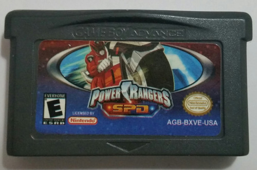 Power Rangers Spd- Nintendo Game Boy Advance Usado Impecable