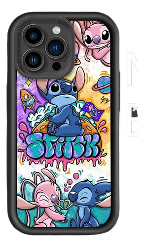 Funda De Teléfono Stitch Angel Cute Art Para iPhone 15, 14,