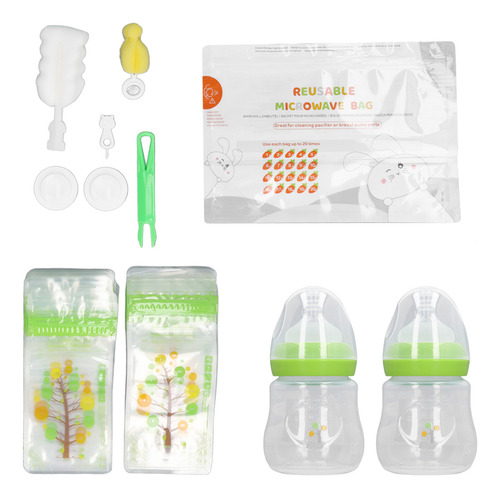 Set De Soluciones De Almacenamiento De Leche Materna, Bolsa
