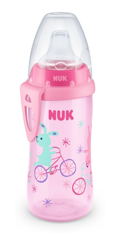 Vaso Nuk Active Cup Con Pico De Silicona Y Clip 300ml +12m