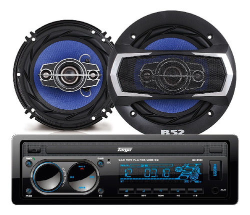 Combo Estereo Targa Tag 6018 + Parlante B52 Wa6192 6 