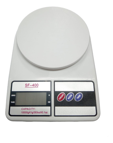 Balanza De Cocina Digital Sf-400 - Pesa Hasta 10kg 