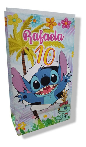 40 Bolsitas Sorpresita Personalizadas  Stich- Kotillonk