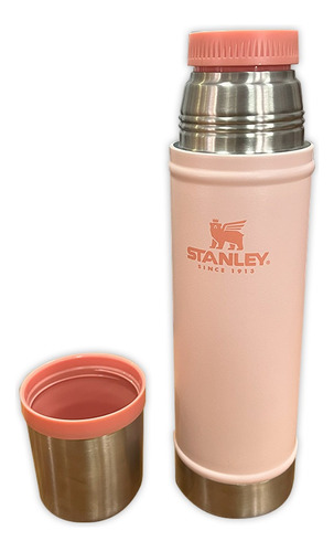 Termo Stanley 590ml Rosa Tapon Cebador Nueva Generacion