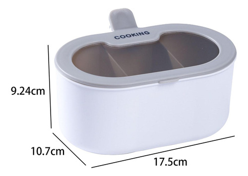 Caja De Condimentos Contenedores De Especias Con Gris