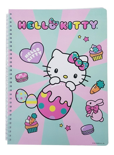 Sanrio Block De Notas A4 70h Rayado Easter Hello Kitty 