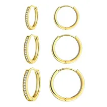 Comprar Aretes De Aro Chapados En Oro De 14 Quilates Para Mujer