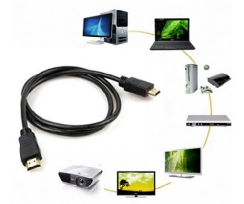 Imagen 3 de 4 de Cable Hdmi 5 Metros Full Hd Reforzado Y Recubierto