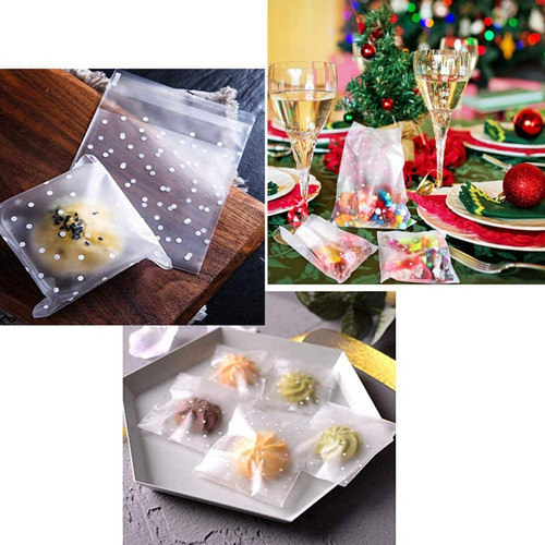 Fweaad 300 Bolsas De Caramelos Transparentes Para Galletas,
