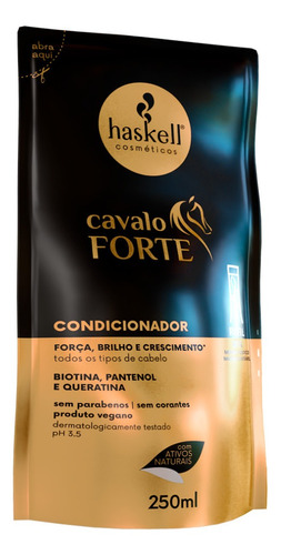 Refil Condicionador Cavalo Forte 250ml Haskell