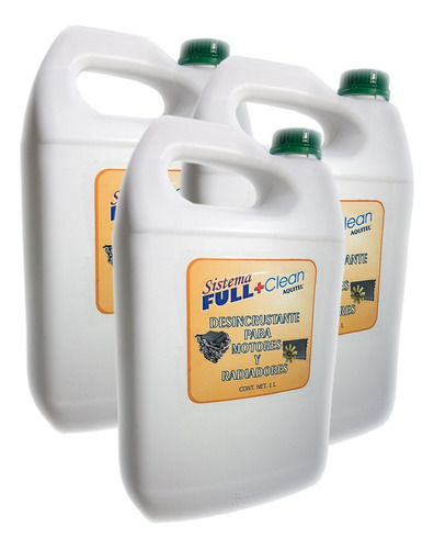 Desincrustante Motores Y Radiadores Sistema Full + Clean 4 L