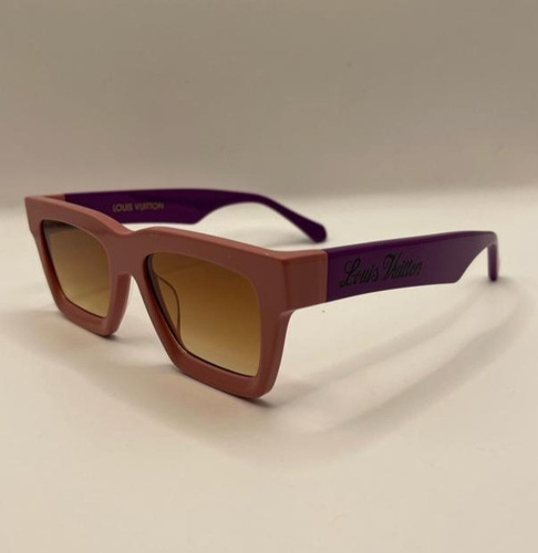 Gafas Lentes Louis Vuitton Z1552e Rosas Con Morado Ocean Rosa Café Rosa Morado (Usado)