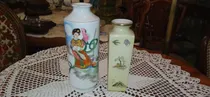 Comprar Antiguo Par Floreros Porcelana Tsuji Y Japan Impecables N125