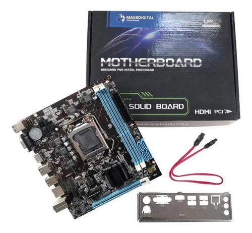 Placa Mãe H61 Pci Express Intel Lga1155 Ddr3 16gb 2º Geração