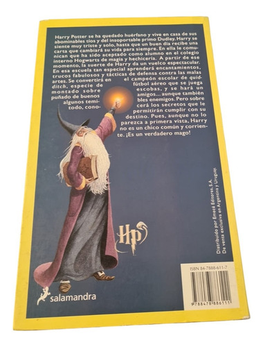 Harry Potter Y La Piedra Filosofal-j.k. Rowling -salamandra (Usado)