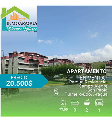 Apartamento En Venta/parque Resd Campo Alegre Turmero/pg1112