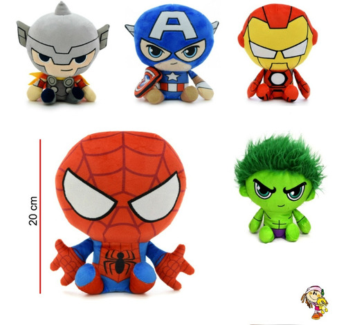 Avengers Spiderman Hulk Capitan Thor Iroman Marvel Original 