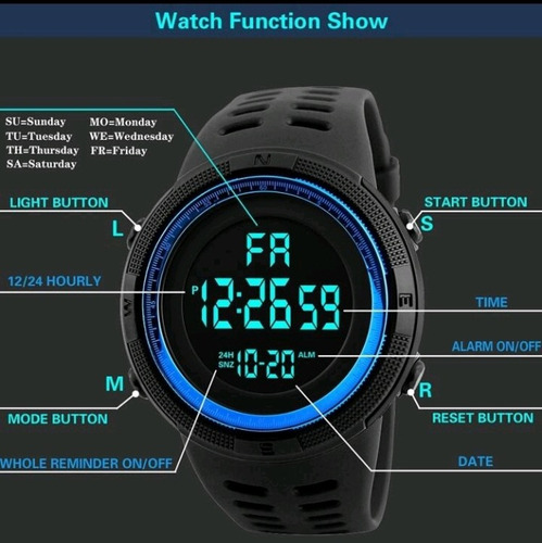 Reloj Skmei 0195 Tpu Hebilla Simple Sin Género