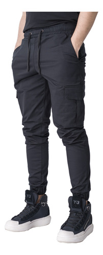 Pantalon Jogger Drill Tipo Cargo