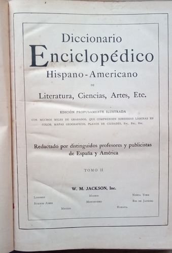 Diccionario Enciclopedico Hispano Americano