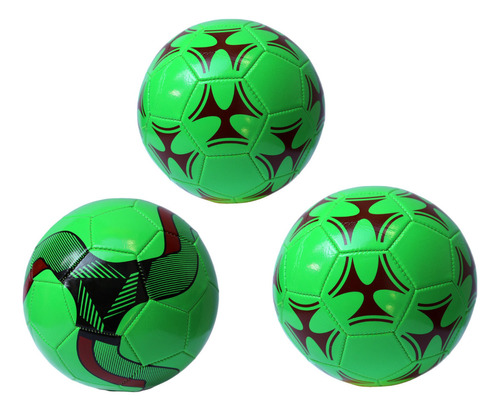 Balon Futbol #5 Economico Balones Colores Color Verde