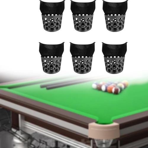 6x Bolsillos Para Mesa De Billar, Cestas De 117 Mm X 160