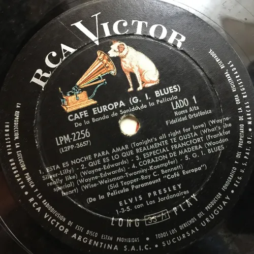 Elvis Presley - Cafe Europa - G.i. Blues - Vinilo Lp (Usado)