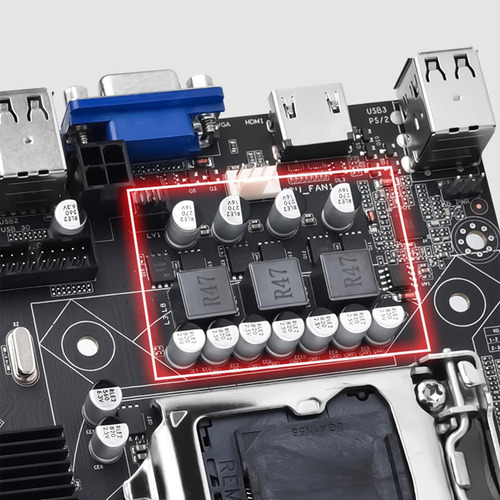 Placa Base De Escritorio 2x Ddr3 De Doble Canal Compatible