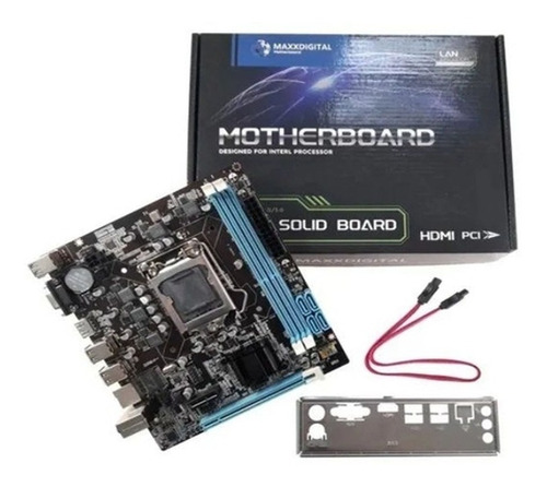 Placa Mãe Lga 1155 H61 Ddr3 16gb Hdmi I3 I5 I7 2ª 3ª Geração