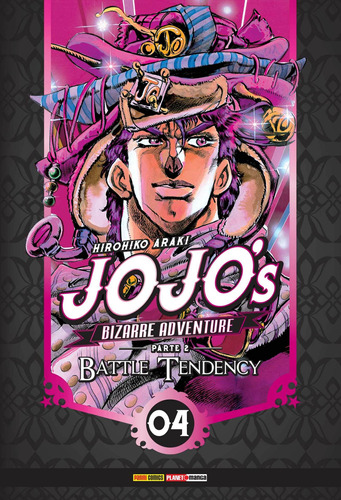 Jojo's Bizarre Adventure - Parte 2: Battle Tendency Vol. 4, de Araki, Hirohiko. Editora Panini Brasil LTDA, capa mole em português, 2022