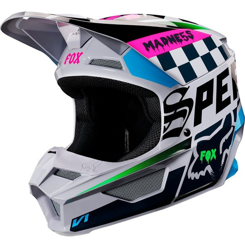 Casco Cross Fox V1 Niño Mvrs Motocross Enduro Atv Mx Marelli