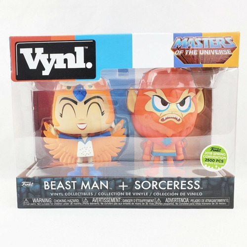 Juguete Funko Vinyl De Beast Man Y Sorceress, 2 Unidades