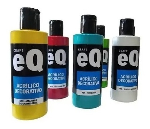 Set 12 Acrílicos Decorativos Eq X 150 Cc