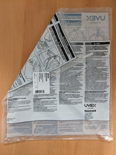 Imagen 4 de 5 de Visor Claro Antiempaño Para Prot. Facial Bionic Uvex S8550