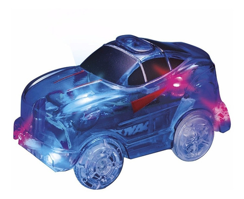 Auto Para Magic Tracks - Coche Luminoso Personaje Azul