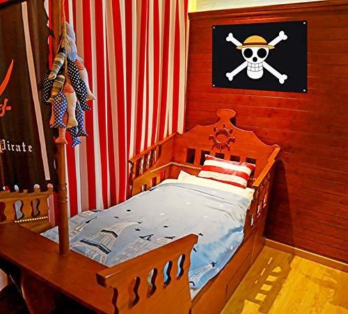 Bandera Piratas 35,5 X 23,6 Poliéster Luffy One Piece Jolly