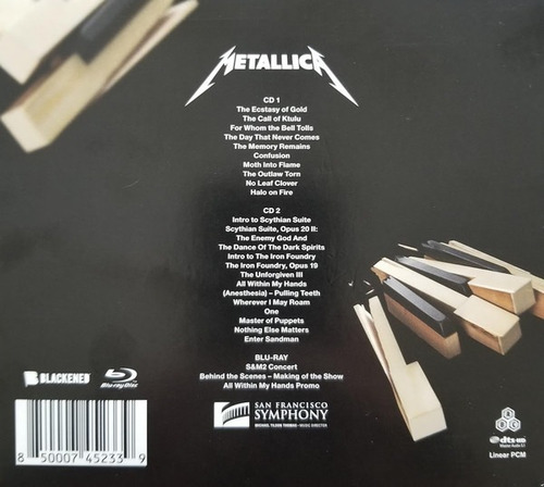 Metallica S M2 2 Cds Blu Ray Karzov Metallica S M2 2 Cds Blu Ray Karzov