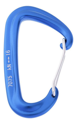 2xaluminio Alambre Puerta Hamaca Seguridad Carabiner D Tipo