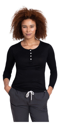 Woolly Clothing - Ropa De Lana Merina De Manga Larga Henley.