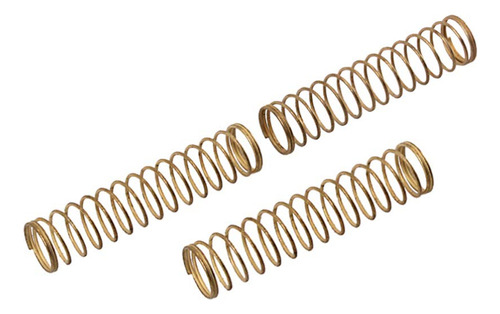 Supvox 3pcs Reemplazo Trompeta Muelles De Resortes De Latón Para Reparar Piezas De Trompeta Instrumento De Viento (oro)