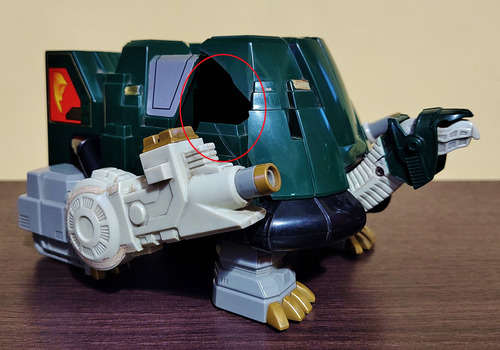 Tor The Shuttle Zord Con Detalles Power Rangers Bandai 1996 (Usado)