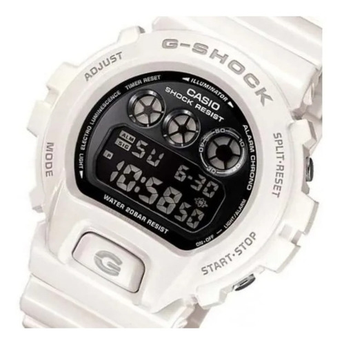 Relógio Masculino Casio G-shock Digital Dw6900nb7dr - Branco