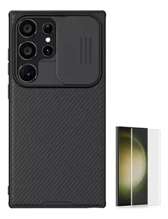 Para Samsung S24 Ultra - Case Nillkin Camshield + Vidrio Uv