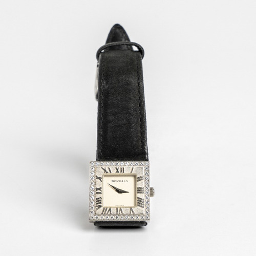 Imagen 1 de 5 de Original Reloj Tiffany & Co Atlas Dama Oro 18 Kt Brillantes