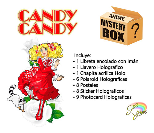 Mystery Box Candy Candy Caja Misteriosa Anime Clasico