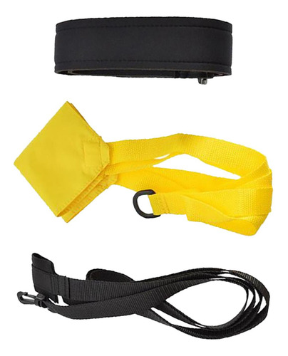 Swim Parachute Agility Speed Training Cinturón Amarillo M