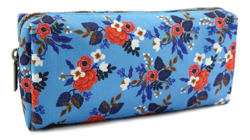 Lparkin Abedul Floral Estudiantes Lona Estuche Bolso De La P