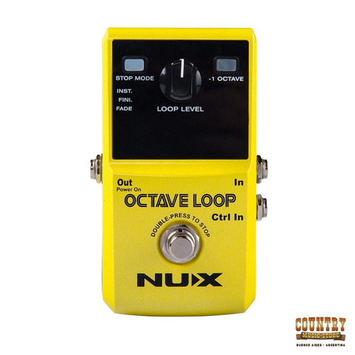 Pedal Nux Octave Loop - Octavador Y Looper Para Guitarra Elé